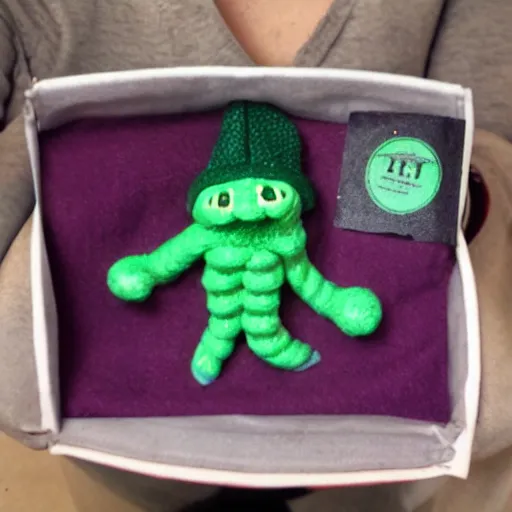 Image similar to cthulu beanie baby