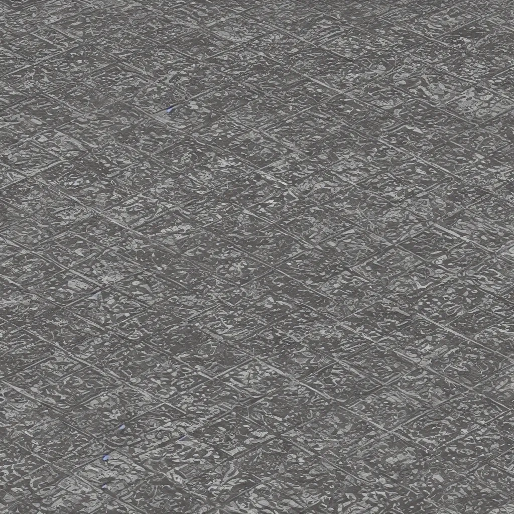 Image similar to dystopian floor tile texture, brutalist, retrofuturism, white and black, clean, highly detailed, trending on artstation, seamless texture