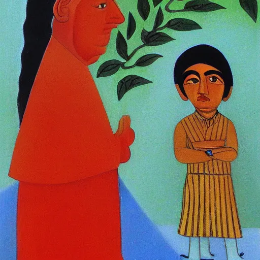 Image similar to A character by Bhupen Khakhar