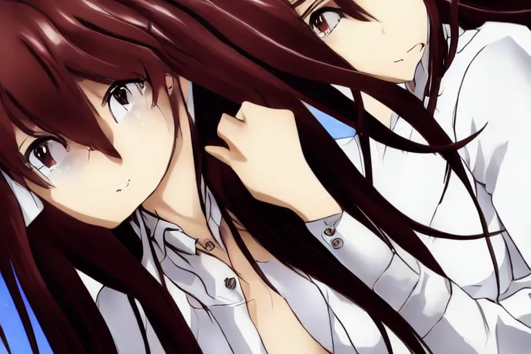 Image similar to makise kurisu