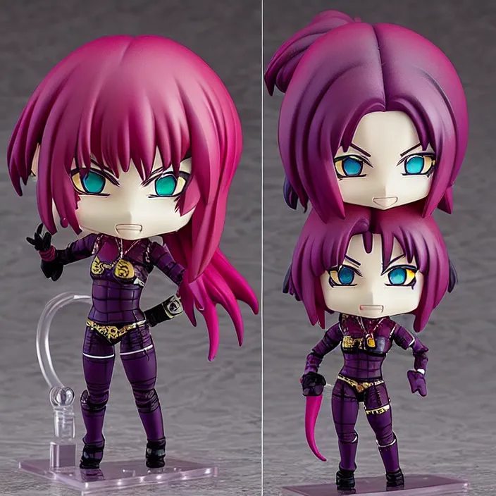 Image similar to diavolo, an anime nendoroid of diavolo, jojos bizarre adventure, figurine, detailed product photo