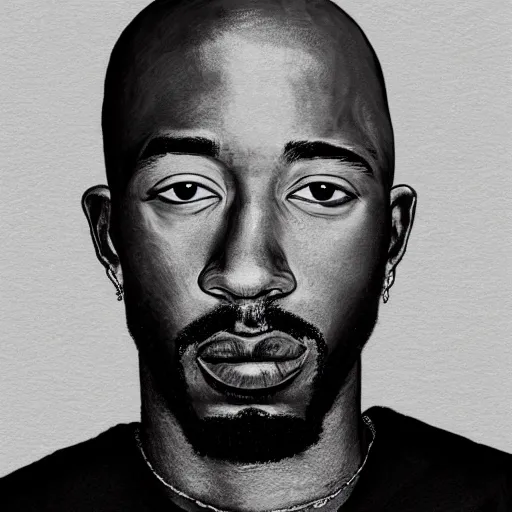 Image similar to detailed portrait of freddie gibbs