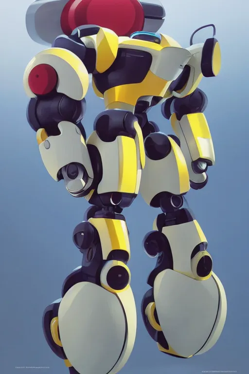 Image similar to metabots medabots medarotto medarot robot minimalist comics, behance hd by jesper ejsing, by rhads, makoto shinkai and lois van baarle, ilya kuvshinov, rossdraws global illumination ray tracing hdr radiating a glowing aura