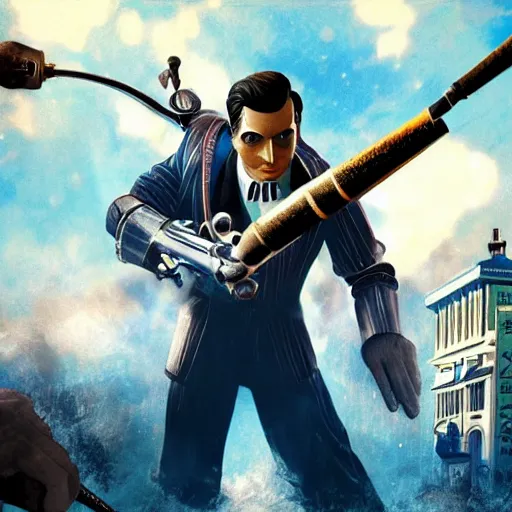 Image similar to bioshock infinite trailer