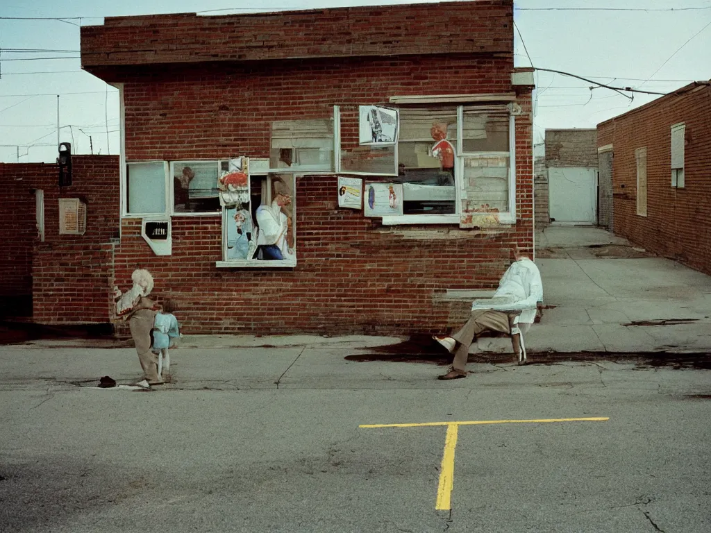 Image similar to kansas street photography by william eggleston and stephen shore