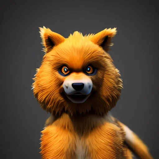 Image similar to photography of a realistic arcanine animal, ultra detailed, 8 k, cinematic lighting, natural background, trending on artstation, pokemon