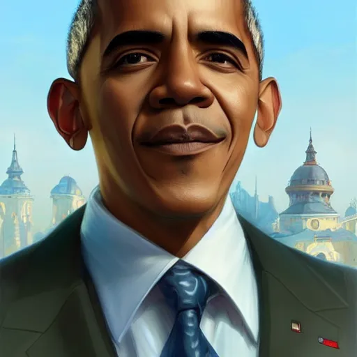 Image similar to super mario has barack obama face, highly detailed, digital painting, artstation, concept art, smooth, sharp focus, illustration, art by artgerm and greg rutkowski and alphonse mucha