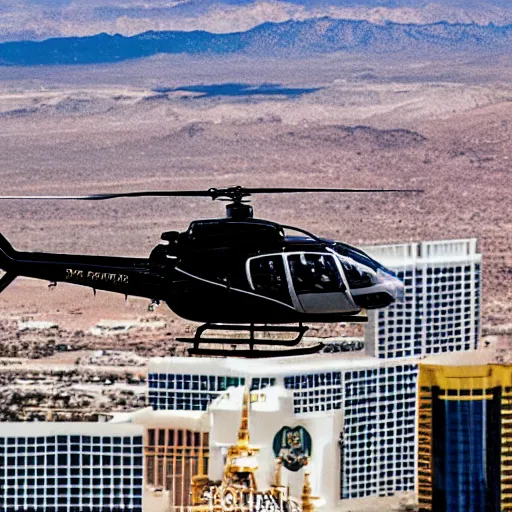 Image similar to helicopter flying over las vegas