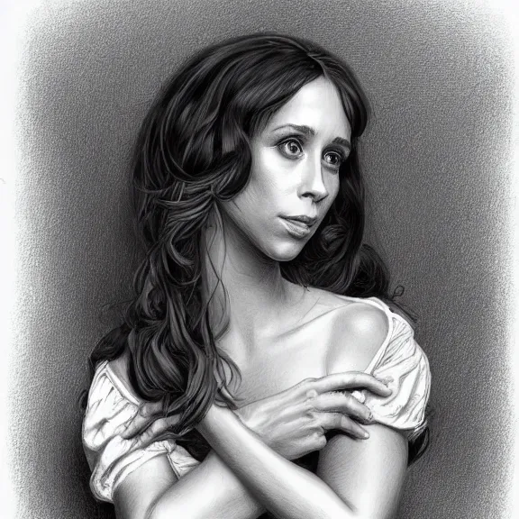 Image similar to a highly detailed portrait of jennifer love hewitt in the style of peter mohrbacher and in the style of charles dana gibson.