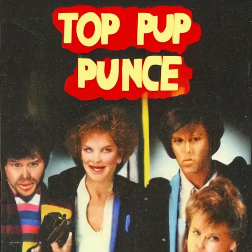 Image similar to 1986 VHS cover for movie Top Pun