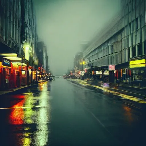 Prompt: hd masterpiece lensraiblur rainy moody cityscene with crabs in trenchcoats, national geographic, instagram, High quality award winning photography. This city once used to be my home, now its a crabtown where trenchcoats come a dime a dozen.