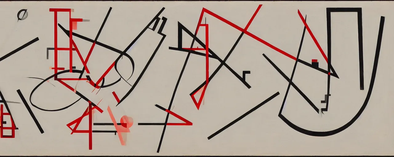 Prompt: a typographic painting of words and letters, by El Lissitzky, oil paint, constructivism, Concrete poetry, abstract, words, Highly Detailed