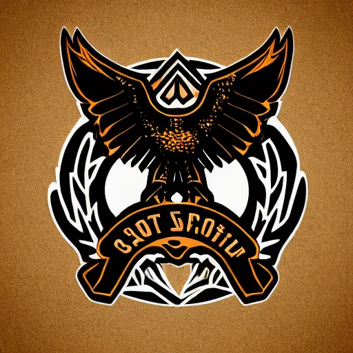 Image similar to sports logo detailed vector eagle