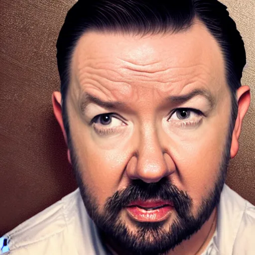 Prompt: tom cruz as ricky gervais