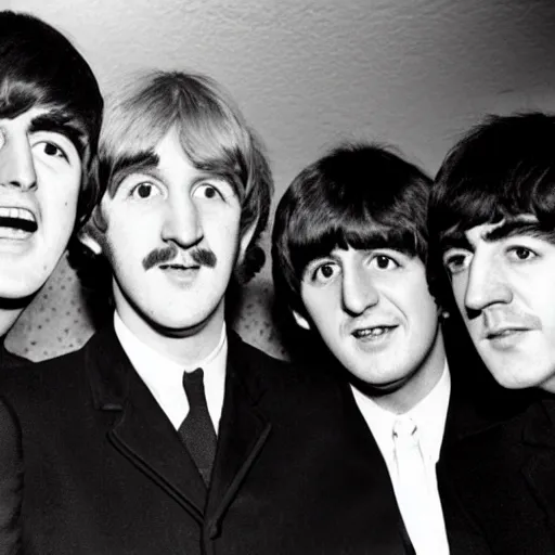 Image similar to the beatles are aliens