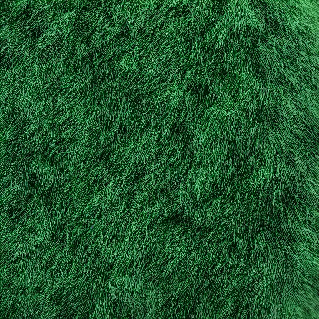 Prompt: green tinted fur texture, 8k