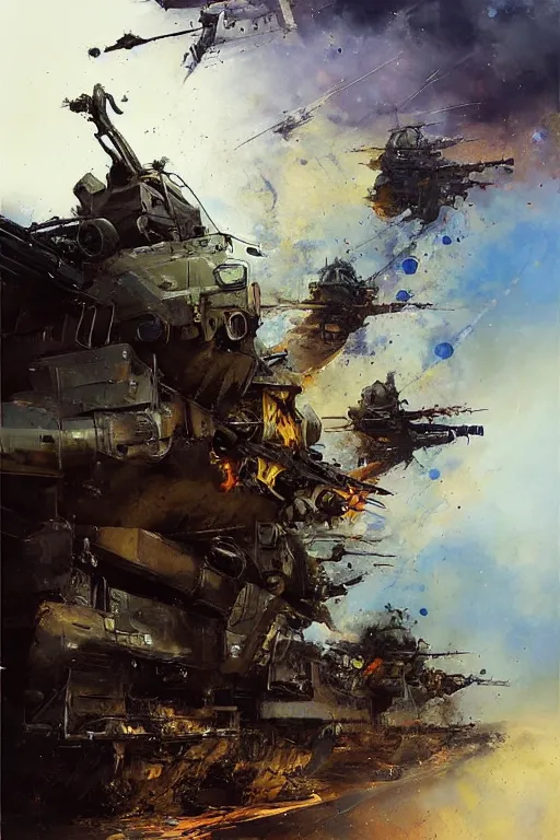 Image similar to if you will not serve in combat, then you will serve on the firing line!, by ryohei hase, by john berkey, by jakub rozalski, by john martin