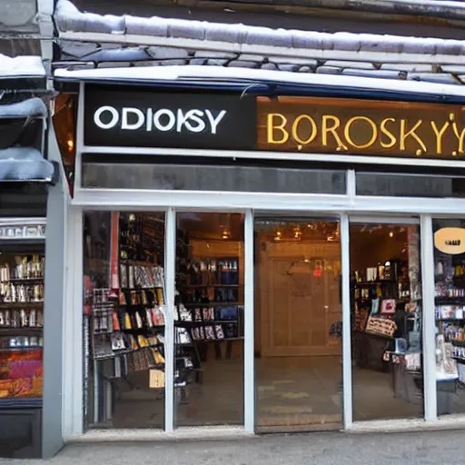 Prompt: A store named Odonski Bonsky