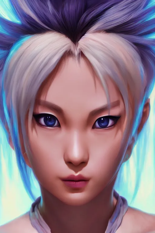 Prompt: Chun-Lil from Street Fighter , pretty face, ultra detailed, digital art, 8k ,character ,realistic, portrait, hyperrealistic