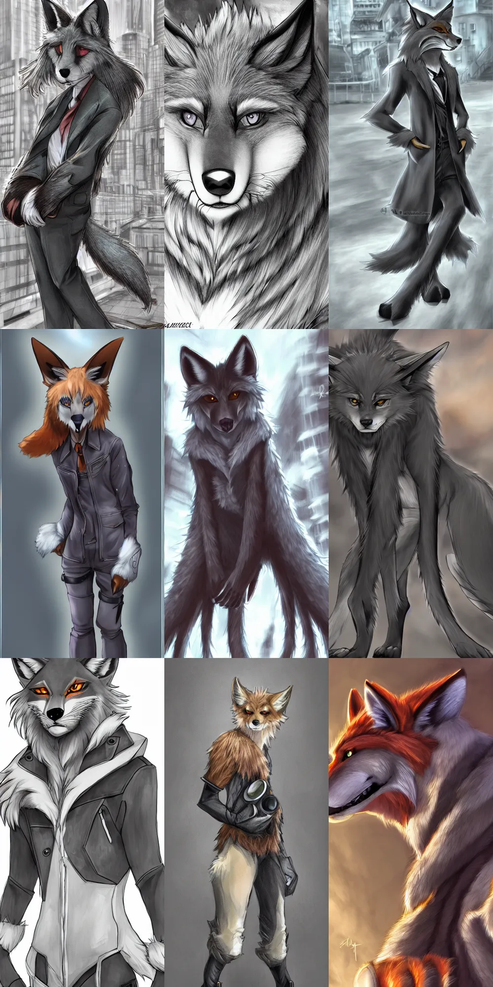 Prompt: gorgeous stylish anthro werefox in the city, photorealistic fursona furry art commission, anime, fullmetal alchemist, furaffinity, extremely detailed, award winning