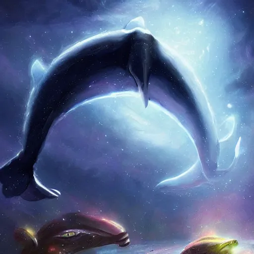 Image similar to eyes! space magical whale with multiple eyes, eyes!, eyes!, eyes!, eyes!, eyes!, eyes, galaxy whale, epic fantasy style art, galaxy theme, by Greg Rutkowski, hearthstone style art, 99% artistic