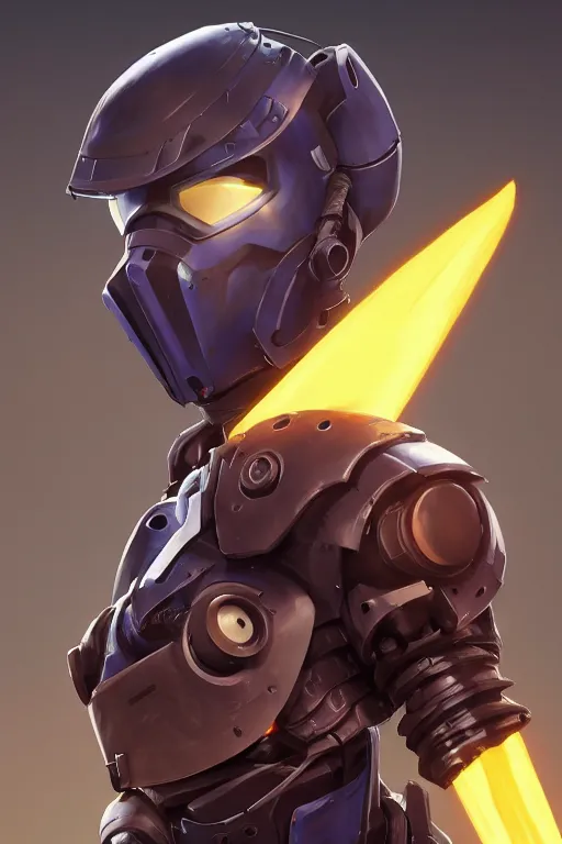 Image similar to epic mask helmet robot ninja portrait stylized as fornite style game design fanart by concept artist gervasio canda, behance hd by jesper ejsing, by rhads, makoto shinkai and lois van baarle, ilya kuvshinov, rossdraws global illumination radiating a glowing aura global illumination ray tracing hdr render in unreal engine 5