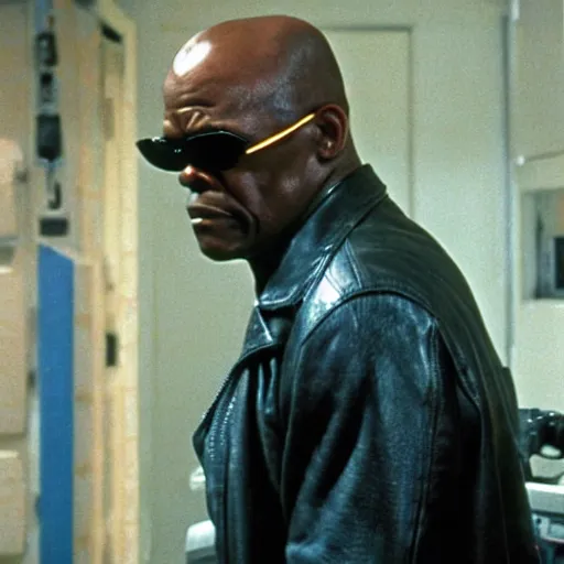 Image similar to Samuel L. Jackson plays Terminator