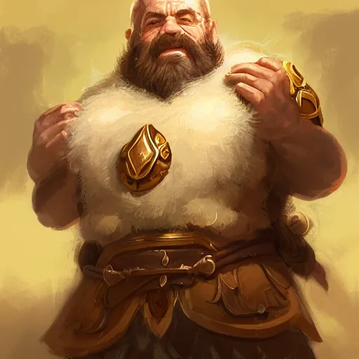 Prompt: a detailed portrait of a dwarf cleric, by justin gerard and greg rutkowski, digital art, realistic painting, dnd, character design, trending on artstation