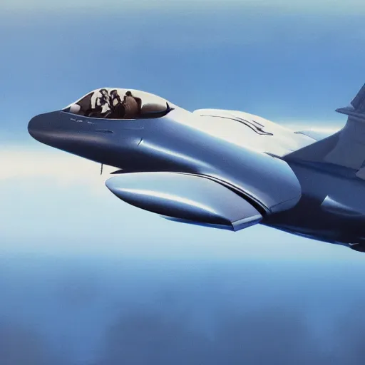 Image similar to tom cruise in a jet in the sky, realistic, detail