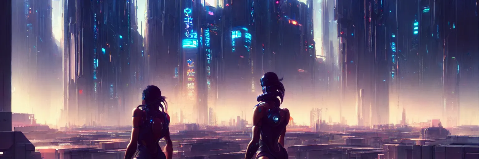 Image similar to out of focus scene of a futuristic cyberpunk cityscape, bokeh, hyper photorealistic, crispy quality, digital photography, art by pascal blanche, art by artgerm, art by greg rutkowski,