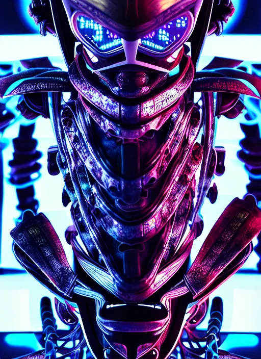 Image similar to kamen rider, hero human structure insects concept art, intricate detail, art and illustration by kim hyung tae and irakli nadar and alexandre ferra, global illumination, at tokyo cyberpunk neon light night