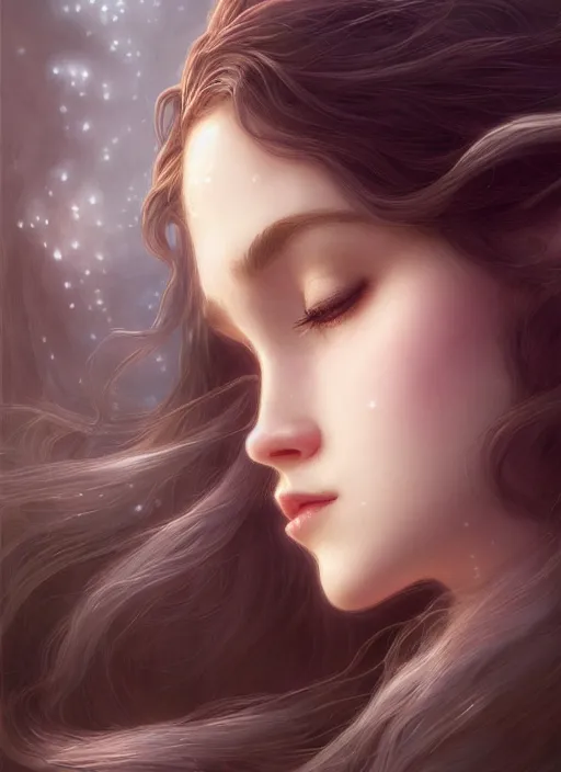 Prompt: beautiful perfect face portrait of a seductive princess zelda dreaming in underwater murky light, wind blown hair! dark fantasy esoteric, closeup, d & d, fantasy, intricate, elegant, highly detailed, digital painting, artstation, concept art, matte, sharp focus, illustration, art by artgerm and tom bagshaw and greg rutkowski and alphonse mucha