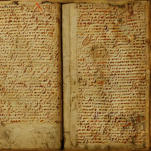 Prompt: ancient manuscript, High quality photo, 4k