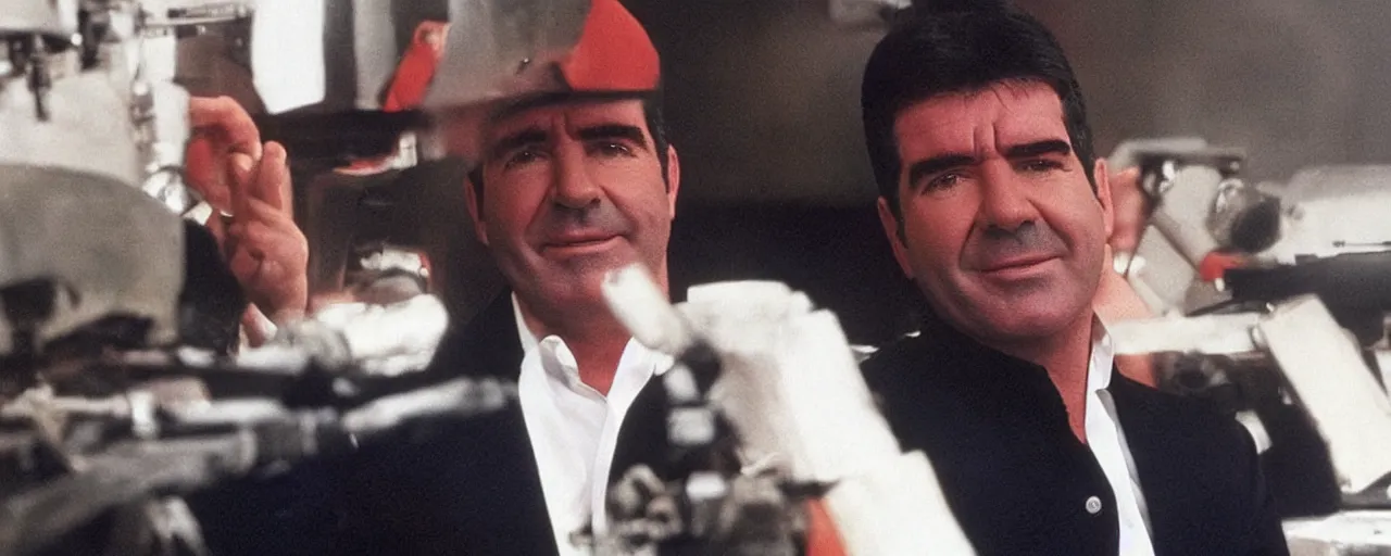 Prompt: “Simon Cowell in The Hunt for Red October hq movie still”