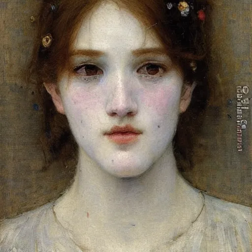 Image similar to a painting by edgar maxence