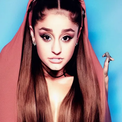 Prompt: morbidly obesse ariana grande