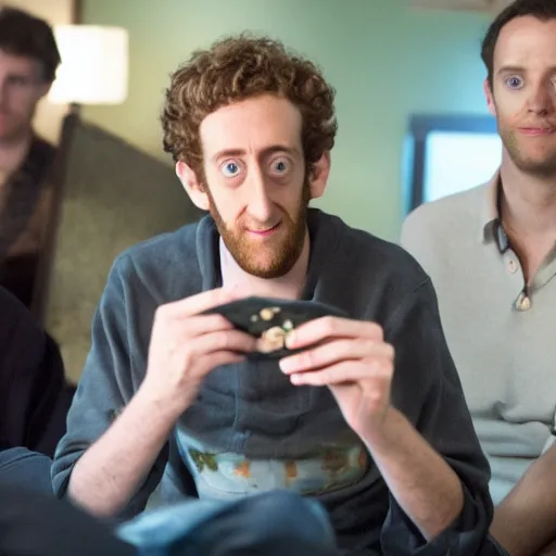 Prompt: movie social network, thomas middleditch