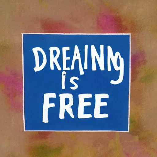 Prompt: dreaming is free