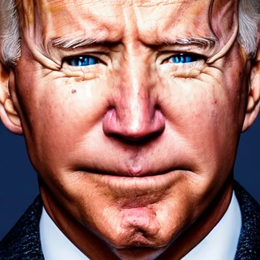 Prompt: portrait of joe Biden with smooth skin, dslr, realistic, studio lighting