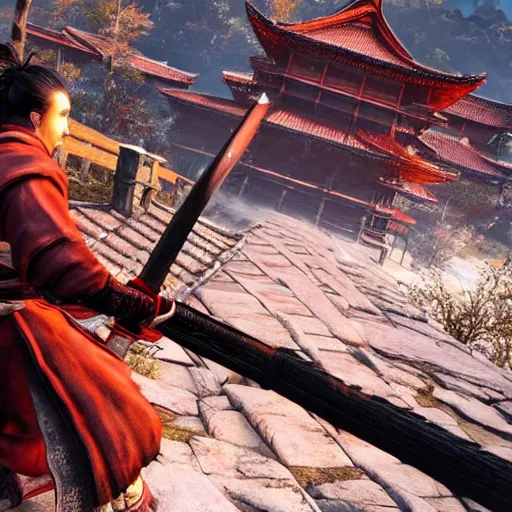 Image similar to a never seen before screenshot of sekiro