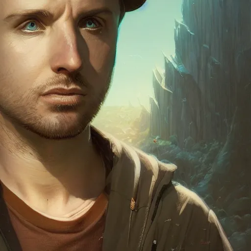 Prompt: highly detailed portrait of jesse pinkman, unreal engine, fantasy art by greg rutkowski, loish, rhads, ferdinand knab, makoto shinkai and lois van baarle, ilya kuvshinov, rossdraws, tom bagshaw, global illumination, radiant light, detailed and intricate environment