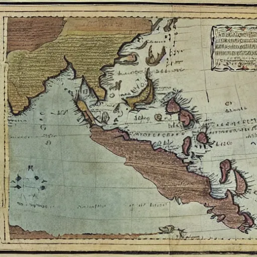 Image similar to map of mainland southeast asia, 1 7 th century, high accuracy, based on geographical map,