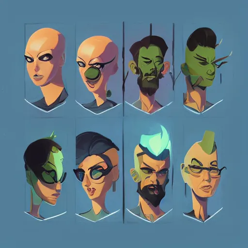 Image similar to face icon stylized minimalist toxic crusaders, loftis, cory behance hd by jesper ejsing, by rhads, makoto shinkai and lois van baarle, ilya kuvshinov, rossdraws global illumination