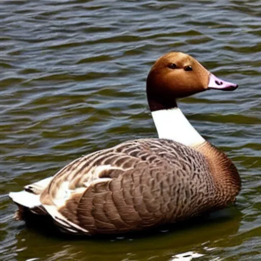 Prompt: gigachad goose. the goose she tells you not to worry about