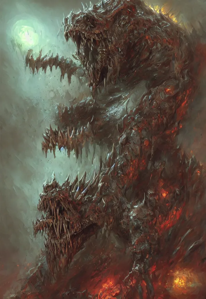 Image similar to monster design by antonio j. manzanedo, trending on artstation