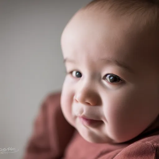 Prompt: portrait of a 1 year old boy, 1 9 1 9, iq 4, f / 1. 4, iso 2 0 0, 1 / 1 6 0 s, 8 k, sense of depth, in - frame