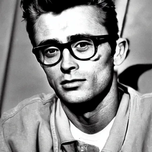 Image similar to james dean at 9 0 years old