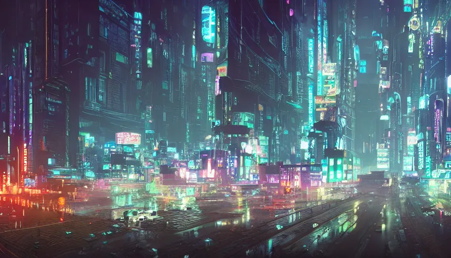 ion fury city, cyberpunk, anime, Stable Diffusion