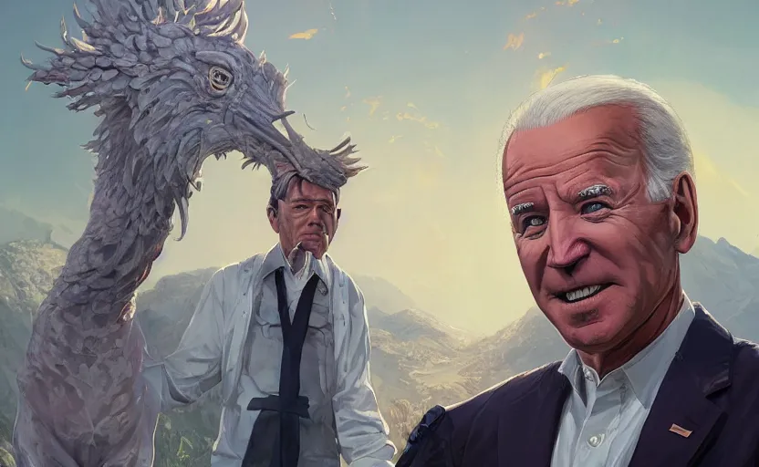 Image similar to highly detailed image of joe biden as a mason, in gta v, stephen bliss, unreal engine, fantasy art by greg rutkowski, loish, rhads, ferdinand knab, makoto shinkai and lois van baarle, ilya kuvshinov, rossdraws, tom bagshaw, global illumination, radiant light, detailed and intricate environment