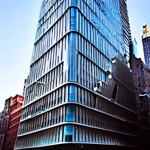 Image similar to the coolest building in new york, architecture